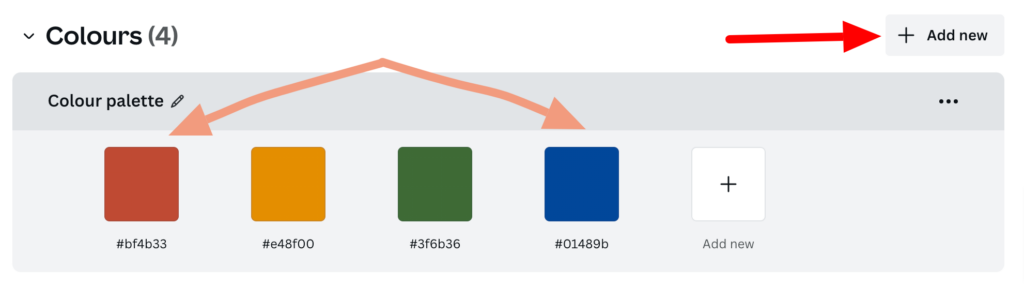 KindMark's colour palette.